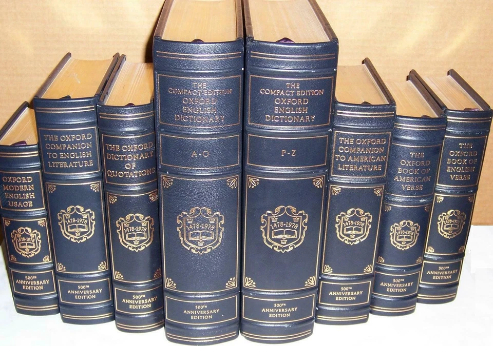 Franklin Library OXFORD REFERENCE CLASSICS OF THE ENGLISH LANGUAGE in 8 vols - Image 1 of 1