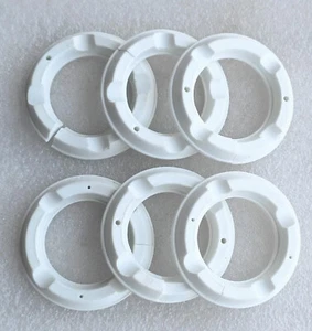 RING, TEFLON LANTERN, 1.5 X 2.5 X 3/4  (LOT OF 6PCS) - Picture 1 of 6