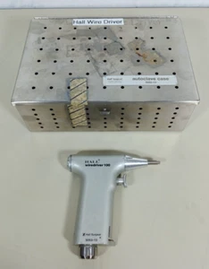 Zimmer Hall Surgical Wiredriver 100 5053-13 w/Autoclave Case 5052-12 - Picture 1 of 6