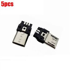 5 Pcs Jack Connectors Pcb Board Micro Usb Type B Male 5Pin Smt Socket Port km