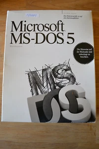 Microsoft MS-DOS 5 - 5,25" con caja original y manual de usuario - Imagen 1 de 7