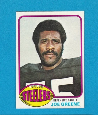 Juego de fútbol americano Topps Break 245 1976 Joe Greene Steelers (recortado) Foto 1 de 2