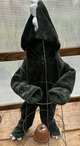 Children’s Place Green Dinosaur Zip Up One Piece Costume w/ Feet Holes 9-12M - Picture 1 of 5