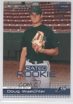 2004 Donruss Rated Rookie Press Proof Gold /25 Doug Waechter #60 - Image 1 of 2