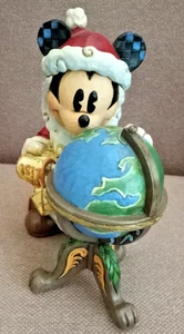 Disney Traditions Jim Shore "Seasons Greetings Around The World" Mickey 4033271 - Picture 1 of 9