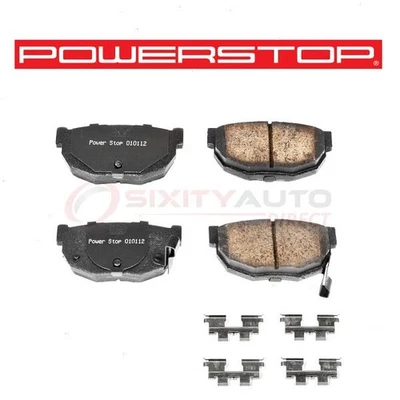 PowerStop Rear Disc Brake Pad & Hardware Kit for 1989-1998 Nissan 240SX - cb Foto 1 de 4