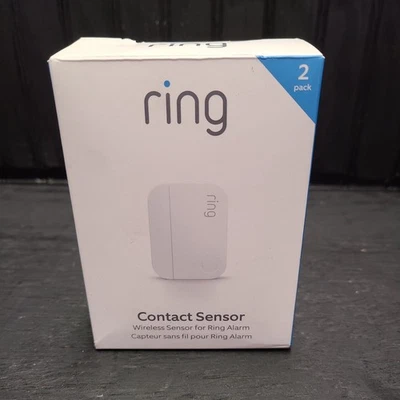 Ring Alarm Wireless Contact Sensor -2 Pack, White , Open Box - Image 1 of 4
