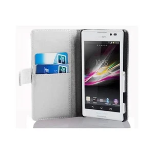 Funda para Sony Xperia C Protección Billetera Soporte Cubierta Libro Magnético - Imagen 1 de 4