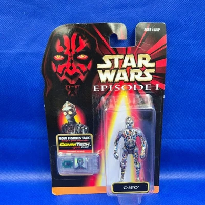 Star Wars C3PO Episode 1 Commtech 1998 Hasbro Action Figure - Image 1 of 3