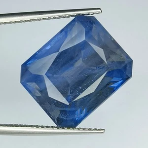 EXCELLENT NATURAL 19.16Cts SAPPHIRE BLUE APATITE OCTAGON - Picture 1 of 3
