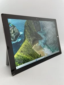 Microsoft Surface Pro 3 1631 i5-4300 128GB 4GB Ram Windows 11 Tablet Cracked - Picture 1 of 24