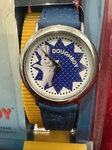 1997 Pillsbury Doughboy Poppin Fresh Analog Watch never removed from packaging - Picture 1 of 6
