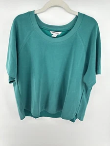 ATHLETA Women's Classic Crop Top Boxy Green Pocket size Large - Picture 1 of 3