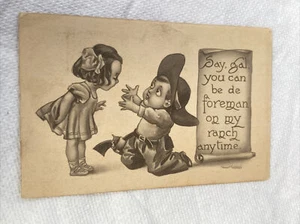 "Sag, Gal, du kannst jederzeit der Vorarbeiter auf meiner Ranch sein" von WALL - Postkarte - Bild 1 von 2