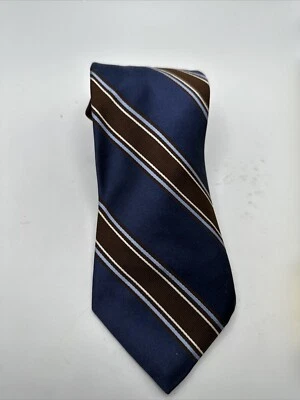 Corbata Tommy Hilfiger para hombre ajustada texturizada a rayas azul marino talla única Foto 1 de 4