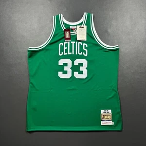 100% Authentic Larry Bird Mitchell & Ness 85 86 Celtics Jersey Size 56 3XL Mens - Picture 1 of 6