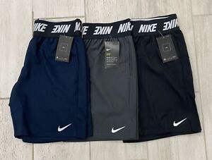 NWT Nike Dri-Fit Men's Training Active Shorts Black,Navy,Gray,Olive Green S-XXL