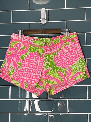 WOMENS LILLY PULITZER PINK GREEN WHITE PINEAP...