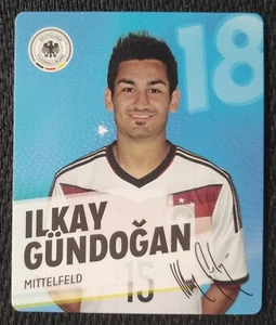 DFB Rewe Sammelkarte Nr. 18 Ilkay Gündogan Deutschland WM 2014 * - Bild 1 von 2