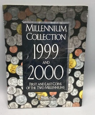 Millennium Collection 1999 and 2000 First & Last Coin Album (NO COINS) - Image 1 of 4