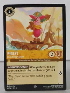 Piglet - Into the Inklands - 16/204 - Lorcana TCG - Super Rare - Picture 1 of 16