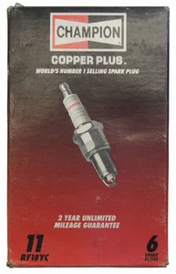 Champion Copper Plus Spark Plugs Pack of 6 New Stock No.408 RS14YC - Picture 1 of 6