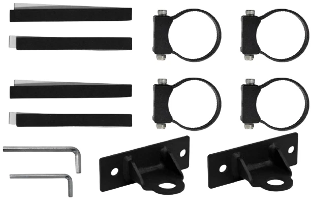 SuperATV Whip Light Mounting Bracket for 1.75" UTV Horizontal Roll Cage - Pair - Imagem 1 de 4