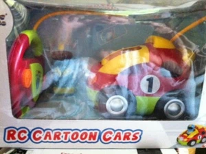 Radiocontrol eléctrico de radiocontrol de coche juguete para bebé niño pequeño niños dibujos animados carreras relámpago Musi - Imagen 1 de 2