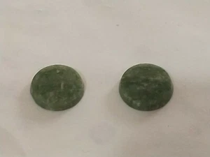 Pair Of Vintage Loose Jade Stones - Picture 1 of 10