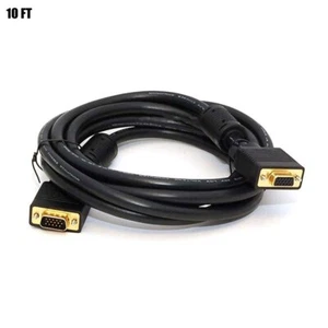 10FT Monitor Video Cable Extension Cord SVGA Male to Female PC Laptop Notebook - Picture 1 of 3
