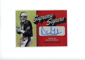2024 Topps Signature Class Drew Bledsoe #SS-DB Supreme Signers dorado automático 9/10 - Imagen 1 de 2