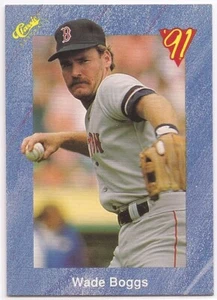 1991 Classic #T19 Wade Boggs Boston Red Sox - Picture 1 of 2