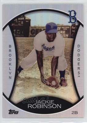 2010 Topps Wal-Mart Platinum Legends Chrome Cereal Jackie Robinson #PC2 HOF - Image 1 of 3