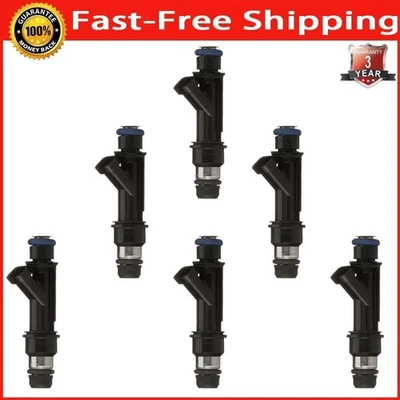 Juego de 6 inyectores de combustible FJ319 aptos para Buick Rainier 4,2 L L6 2004 2005 2006 2007 Foto 1 de 4