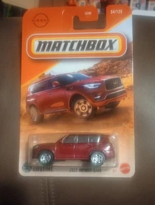 Matchbox 2022 Infiniti QX80 #54 Red - Picture 1 of 2