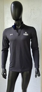 Pullover IMG Academy Under Armour media cremallera negro talla mediana para hombre - Imagen 1 de 4