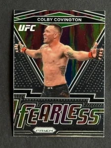 2021 UFC Prizm Fearless Colby Covington #23 - Picture 1 of 2