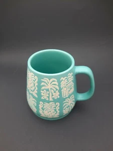 Opalhouse Mug Mallorca Blue 24 oz Coffee Stoneware Tiki Hut XLarge Size Cup Tea - Picture 1 of 5