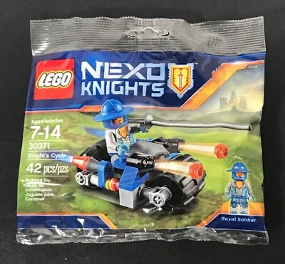 LEGO Knight's Cycle NEXO KNIGHTS 30371 FACTORY SEALED Polybag *Ships in Box*  - Image 1 of 4