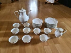 Kaffeeservice Teeservice Sorau Carstens Porzellan Goldrand 34-teilig - Bild 1 von 8
