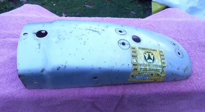 Guardabarros trasero Kawasaki KE175 1976 KE125 KS125 AHRMA de colección Enduro MX VJMC Foto 1 de 4