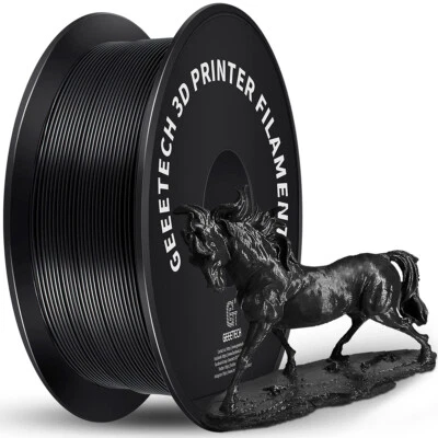 GEEETECH 1.75mm Noir PLA Filament 1kg pour imprimante 3D de l'UE accessoires FR