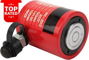 20T Hydraulic Cylinder 50Mm Stroke Ultra Thin Portable Ram Jack 106Mm Mini Singl - Picture 1 of 12