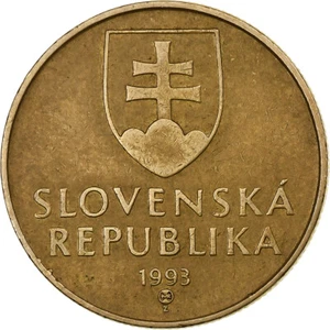[#1220679] Slovakia, Koruna, 1993, Bronze Plated Steel, EF, KM:12 - Picture 1 of 2