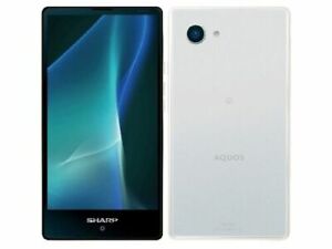 SHARP AQUOS MINI SH-M03 Android Compact Phone 4K Unlocked Japan White used