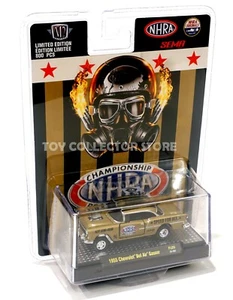 M2 Machines 2021 SEMA Exclusive 1955 Chevrolet Bel Air Gasser NHRA Diecast - Picture 1 of 4
