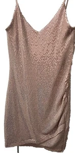 Womens Short Sequined V-Neck Mini Bodycone Cocktail Party Dress Size M  $ 29.99 - Picture 1 of 10