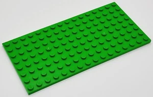 LEGO 1 x Platte Bauplatte Basisplatte 8x16 hellgrün NEUWARE - Bild 1 von 2