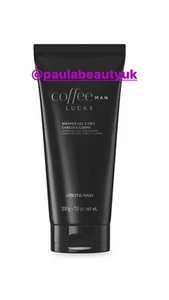 Coffee Man Lucky Shower Gel 200g O Boticario - Picture 1 of 2