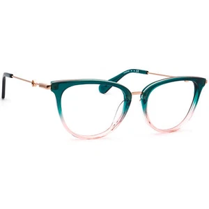 Gafas Kate Spade Valencia ZI9 Verde-Rubor Desvanecido/Dorado Marco Ojo de Gato 52-18 140 - Imagen 1 de 6